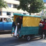 En estos días, solo hay transporte privado para desplazarse..