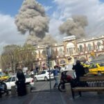 Misiles caen sobre Teherán el 28 de febrero de 2026.