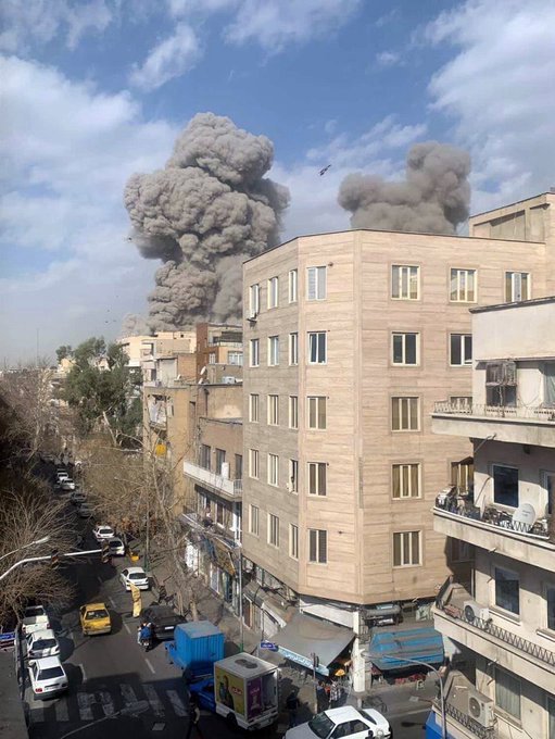 Ataques sobre Teherán.