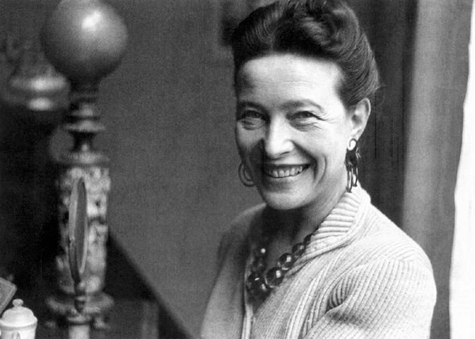 Simone de Beauvoir.