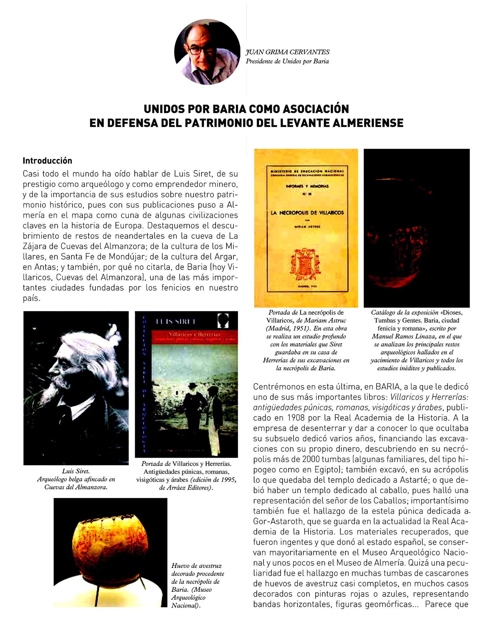 Historia de la Asociación Unidos por Baria