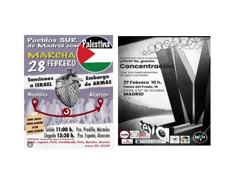 Marcha por Palestina – Pueblos Sur de Madrid