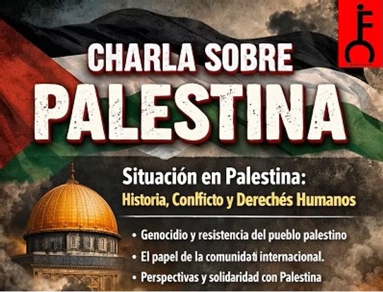 Charla-coloquio sobre Palestina. Filosofía en la calle Madrid.