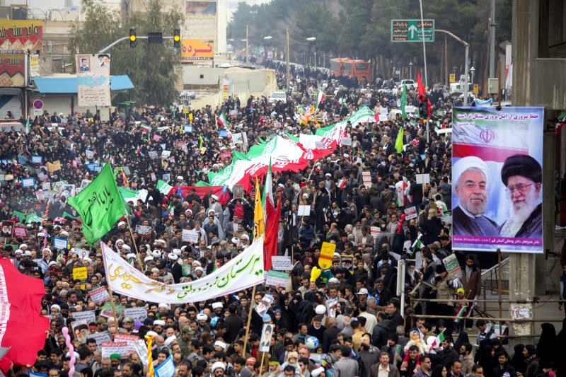 Aniversario de la Revolución Islámica celebrado en Teherán, Irán, en febrero de 2015.