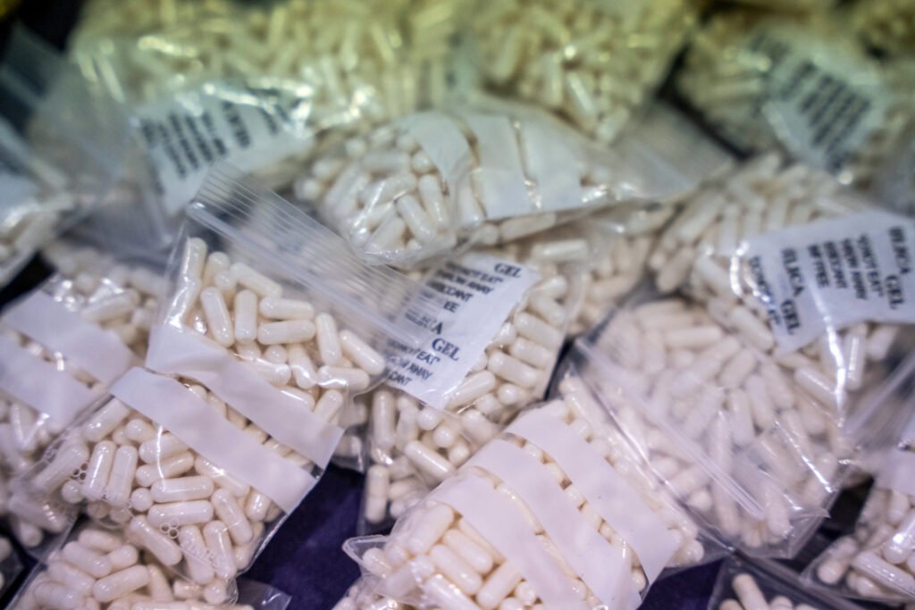 Pastillas de droga incautadas que ha desabastecido los almacenes de droga de síntesis en el eje Norte de España.