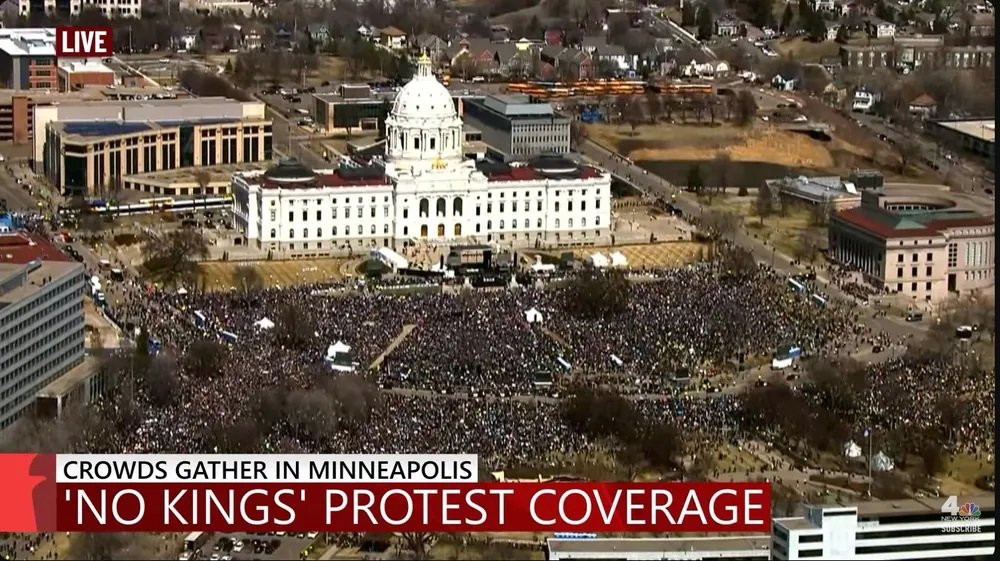 No Kings en Minneapolis.