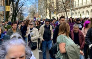 Manifestación organizada por Movimiento Feminista de Euskal Herria.