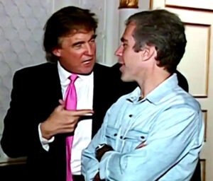 Trump y Epstein aparecieron en Mar-a-Lago, en Florida, durante un reportaje de la NBC en 1992.