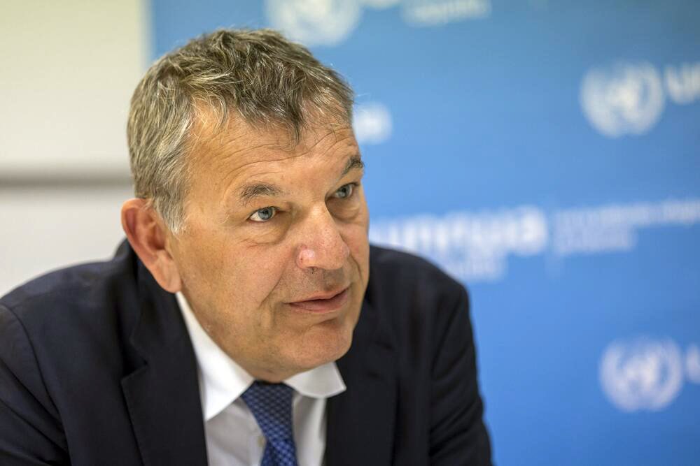 Philippe Lazzarini durante la entrevista para El Salto.