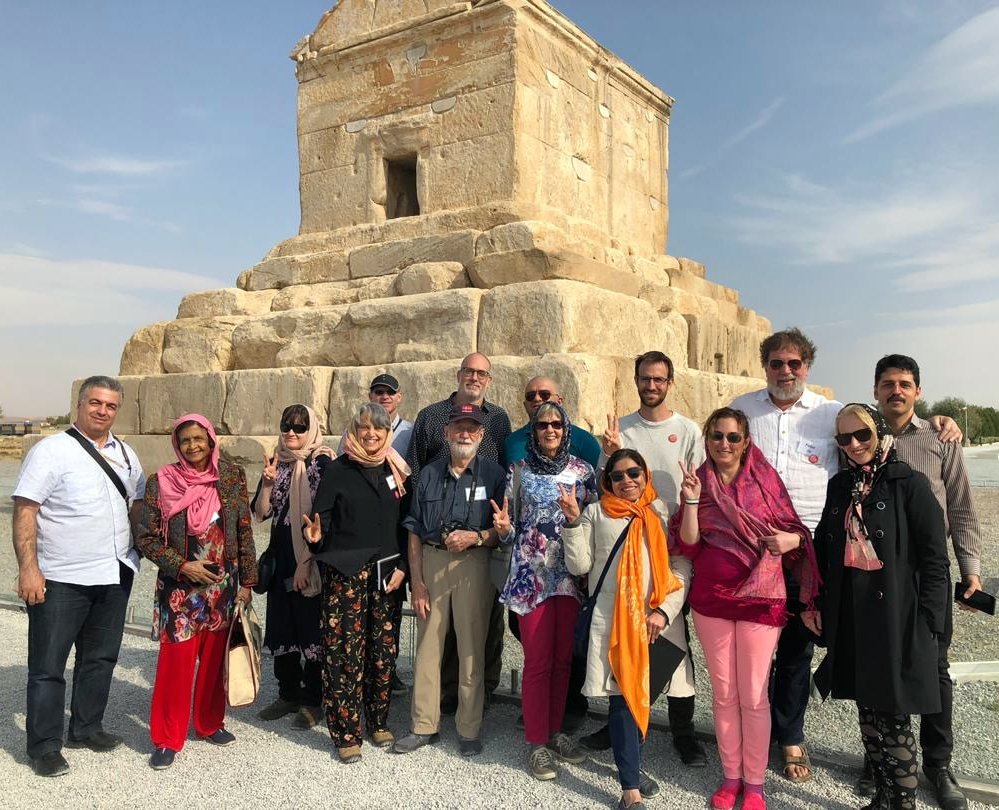La delegación de CODEPINK en el Sucot de la Sinagoga Yusef Abad.