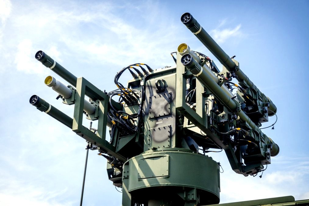 Misil antiaéreo polaco instalado en Poprad, Eslovaquia, para defensa aérea de muy corto alcance.