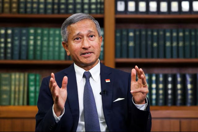 El ministro de Asuntos Exteriores de Singapur, Vivian Balakrishnan.