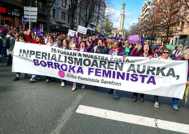 El Movimiento Feminista de Euskal Herria sale a la calle.