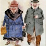 'A Married Couple', George Grosz - 1930,