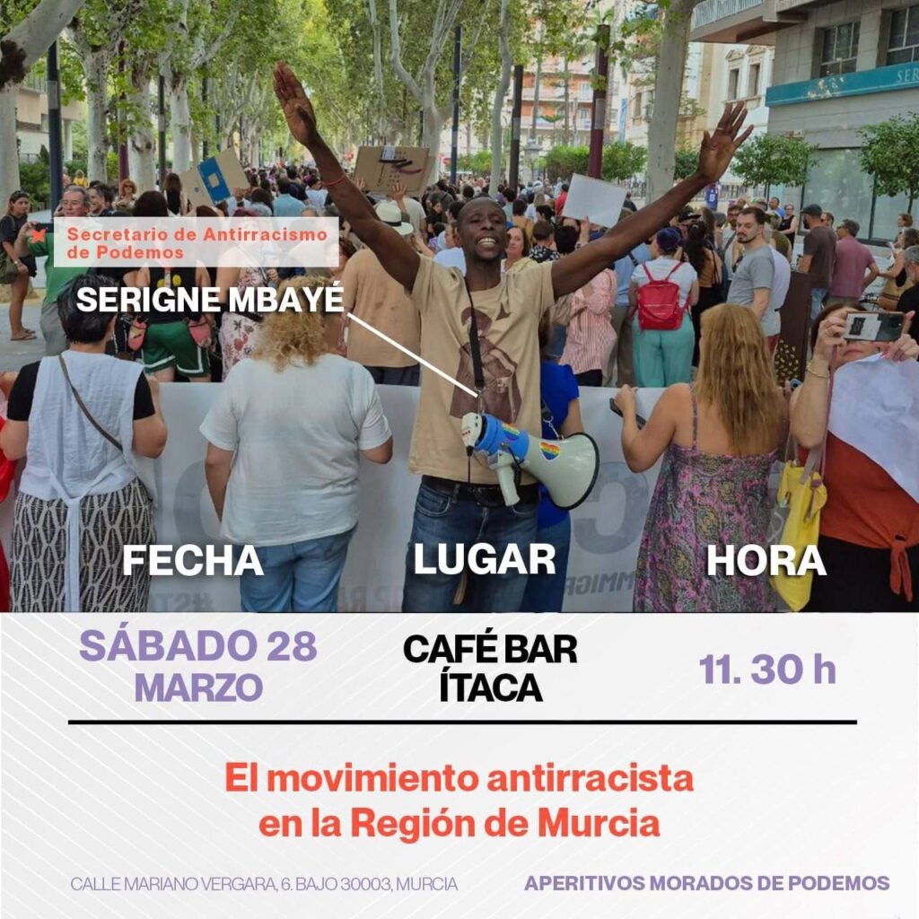 El movimiento antirracista en la Región de Murcia.