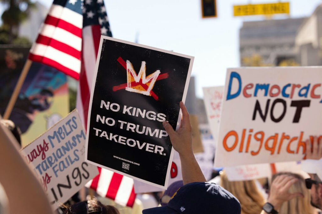 En Estados Unidos no tenemos reyes.