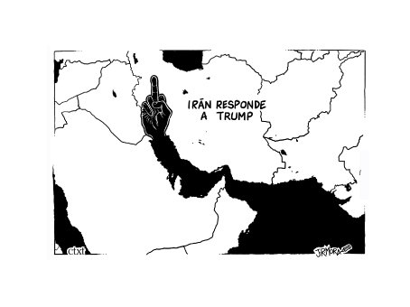 Irán responde a Trump
