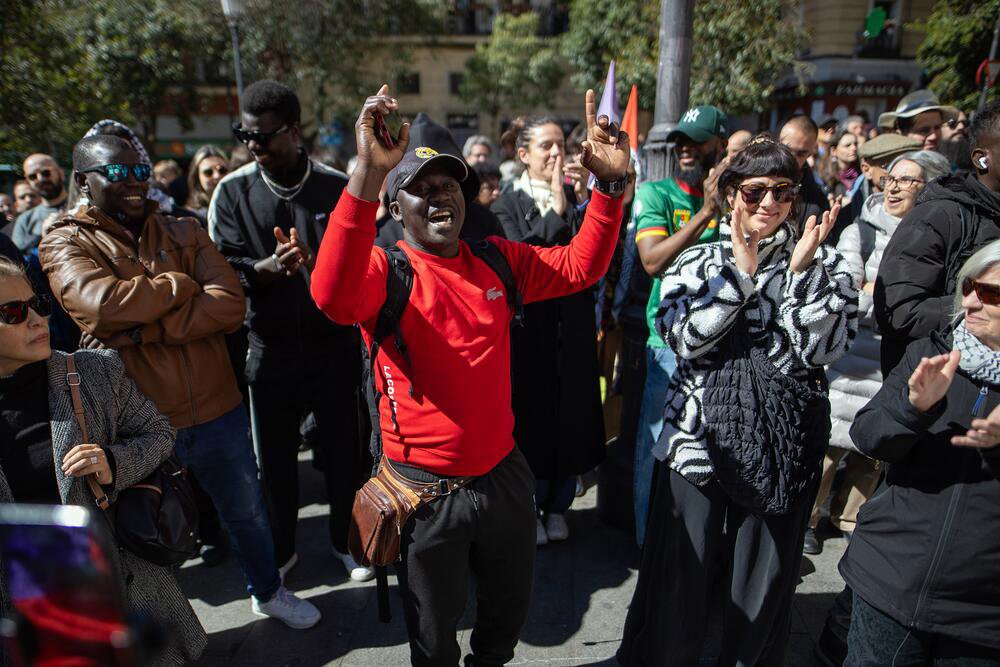 La concentración ha sido secundada por más de medio millar de personas.