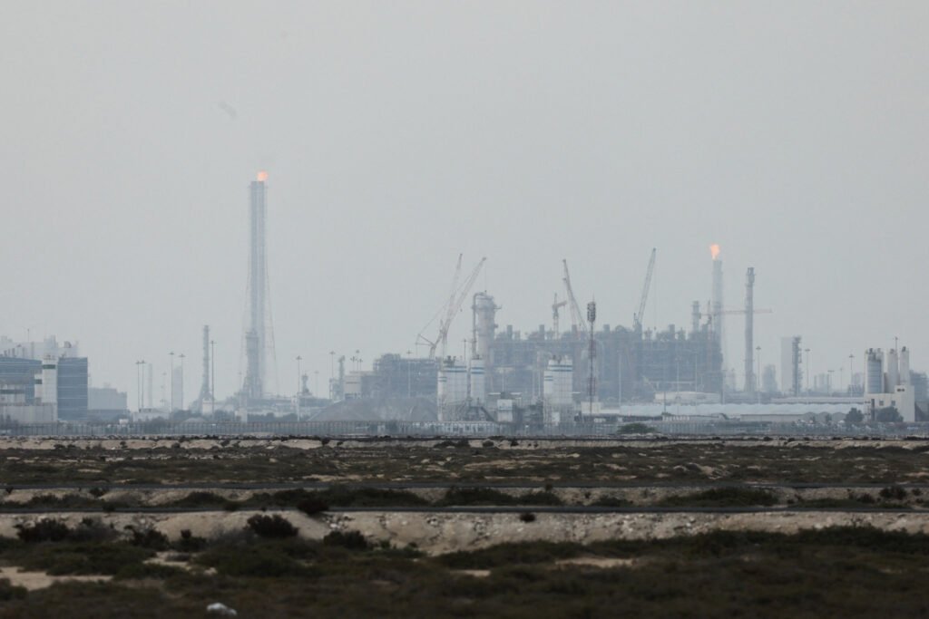 Las instalaciones de producción de gas natural licuado (GNL) de QatarEnergy.