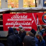 Manifestación antifascista en Viena (Austria) en enero de 2018.