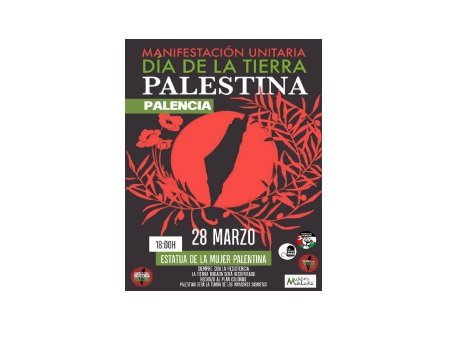 Manifestacion unitaria – Día de la Tierra Palestina