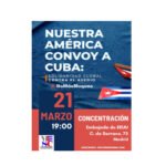 Convoy a Cuba - Concentración en Madrid.