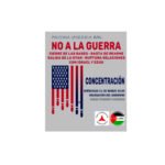 No a la guerra - concentración en Murcia.