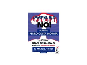 OTAN NO! Conferencia de Pedro Costa Morata en Murcia.