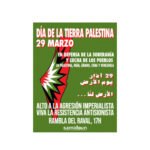 Conmemoración del Día de la Tierra Palestina en Barcelona.