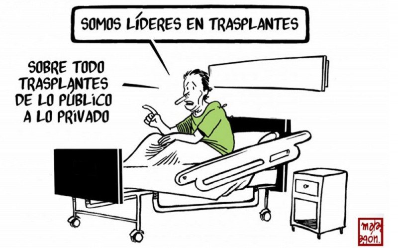 Trasplantes en la sanidad.