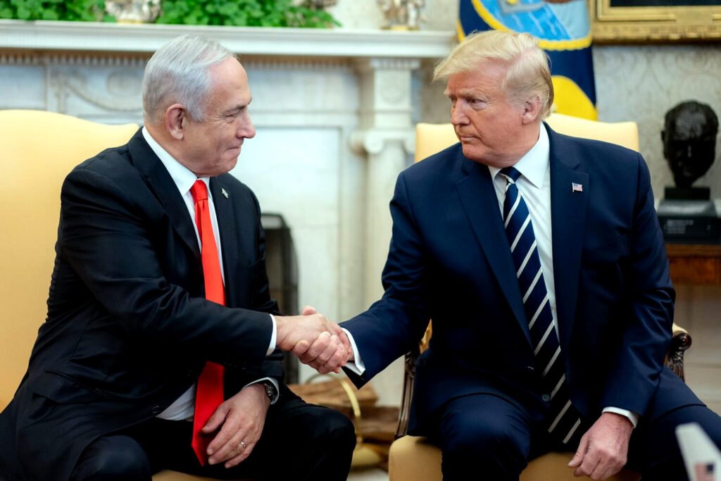 Trump y Netanyahu durante el encuentro del lunes 29 de septiembre.