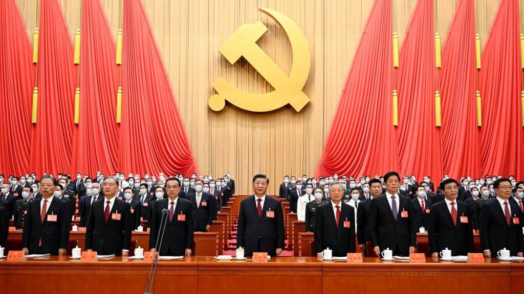 Xi Jinping en el congreso del Partido Comunista Chino.