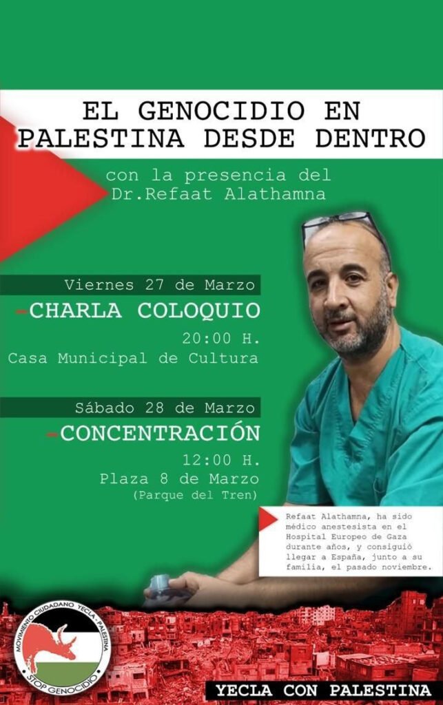 Concentración - Yecla con Palestina.