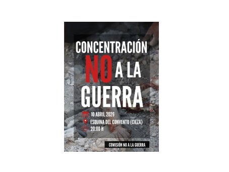 Concentracion en Cieza – No a la Guerra