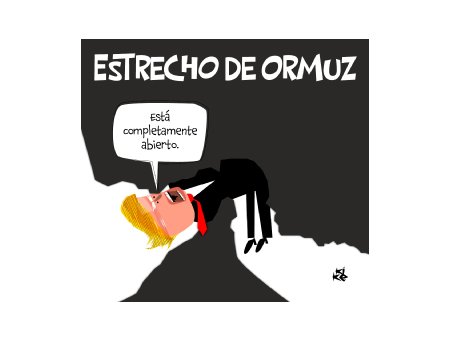 El estrecho está completamente abierto