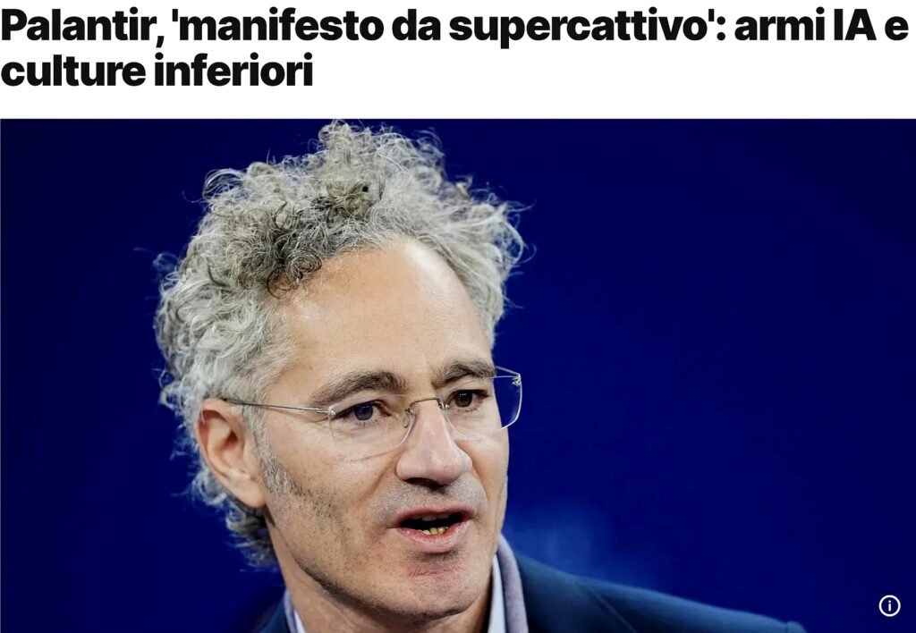 Alex Karp, CEO de Palantir, en la imagen.