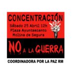 Concentración No a la Guerra - Molina de Segura.