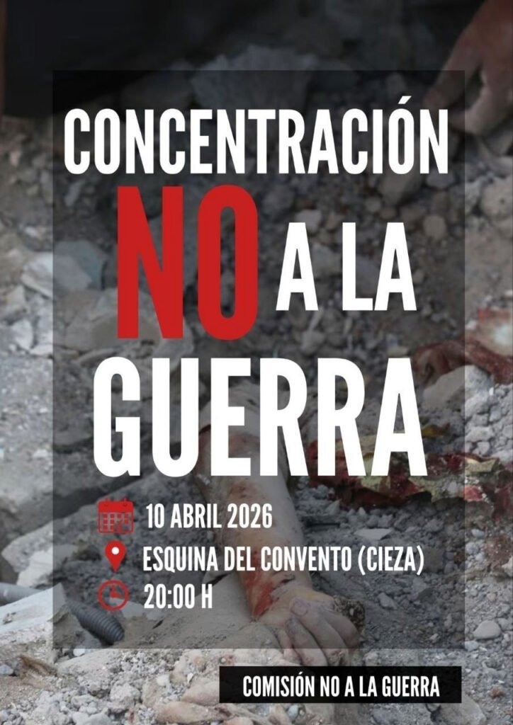 Concentracion en Cieza - No a la Guerra.