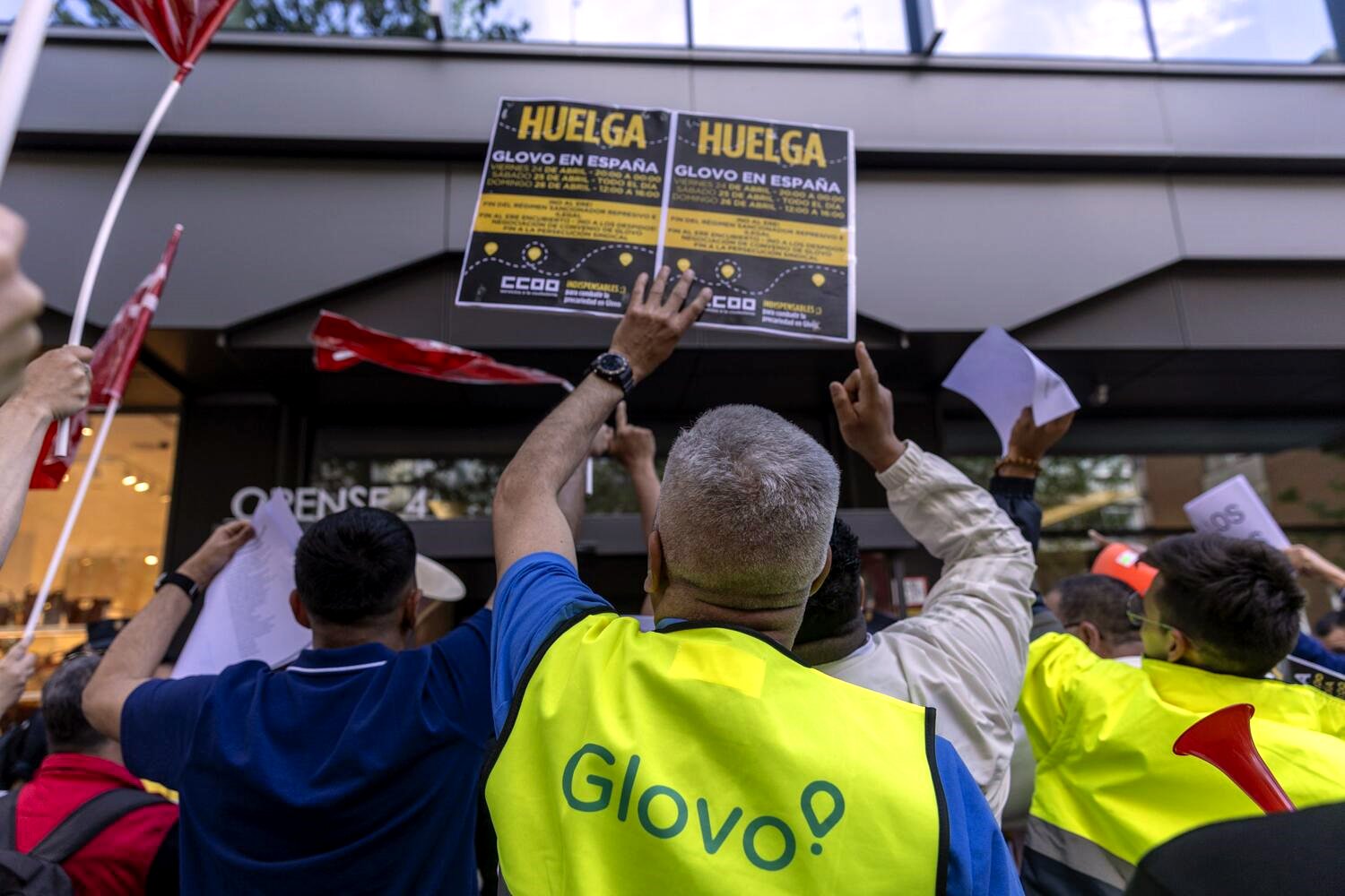Una “histórica huelga” en Glovo intentará parar los repartos este fin de semana