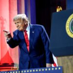 Donald Trump durante un discurso el pasado 24 de julio.