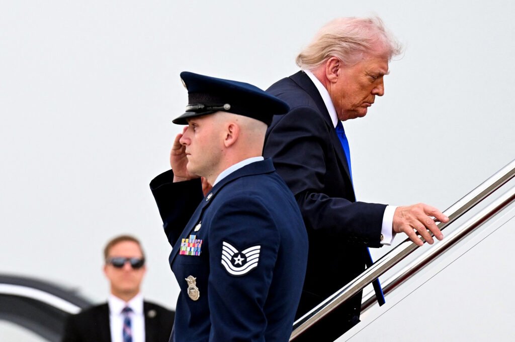El presidente de EEUU, Donald Trump, el 24 de abril de 2026.