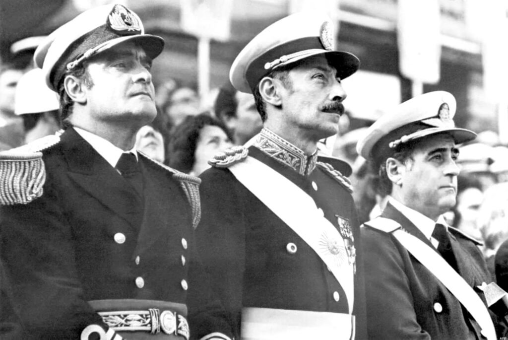 Jorge Rafael Videla, jefe del golpe militar del 76.