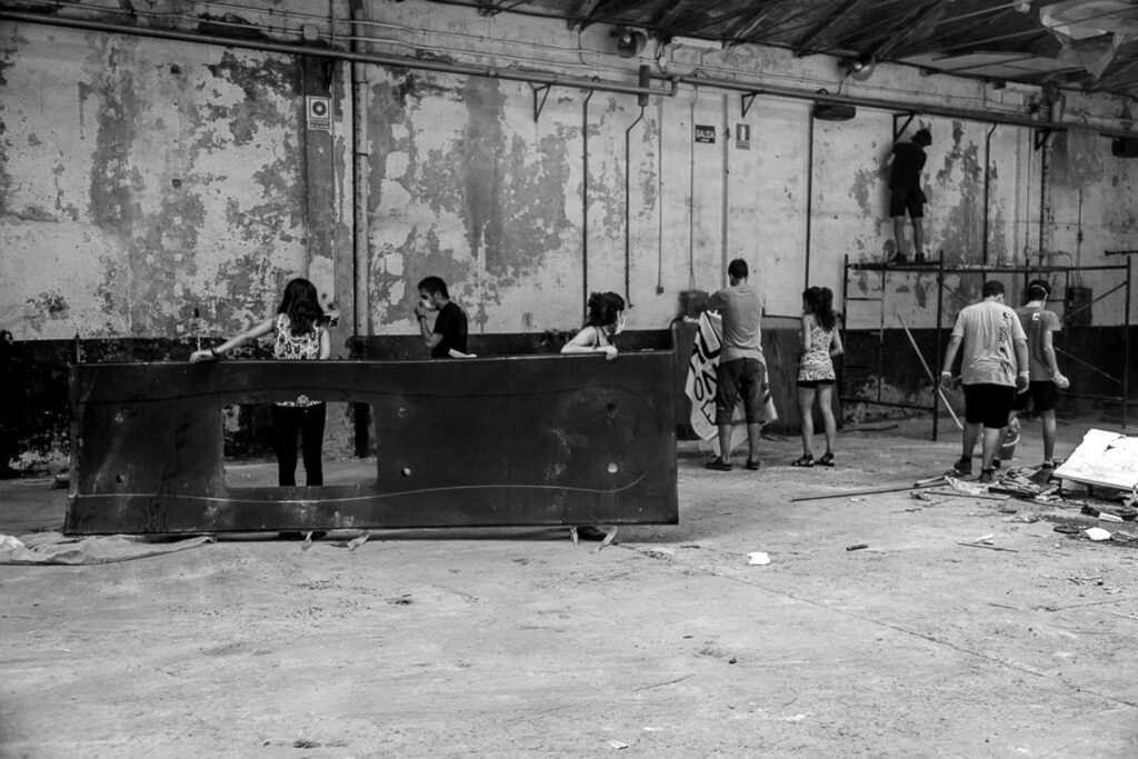 La asamblea del Gaztetxe se puso manos a la obra hace casi cinco años.