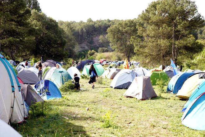 Más de 2.000  personas se concentraron en los municicios de Sallent, Santpedor y Callús.