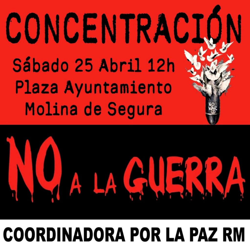 Concentración No a la Guerra - Molina de Segura.