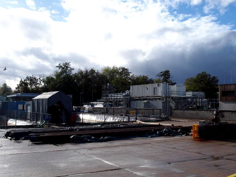 Nuevas instalaciones químicas de refrigeración y calefacción cerca de Birnbach, en Alemania.