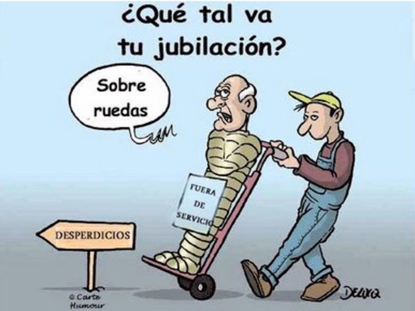 Pensiones a la baja.