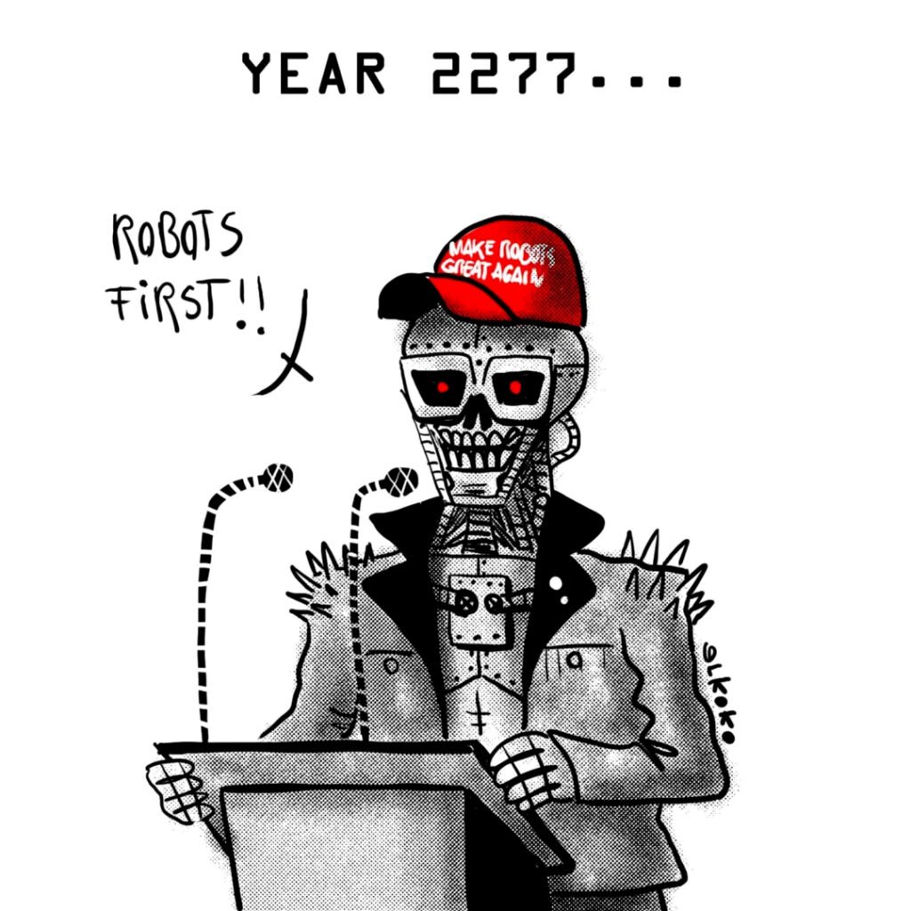 Robots First.