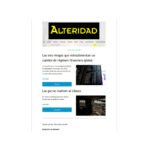 ¿No quieres perderte nada? Suscríbete al Boletín de Alteridad. contacto@alteridad.es