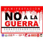 Manifestación en Yecla - No a la guerra.